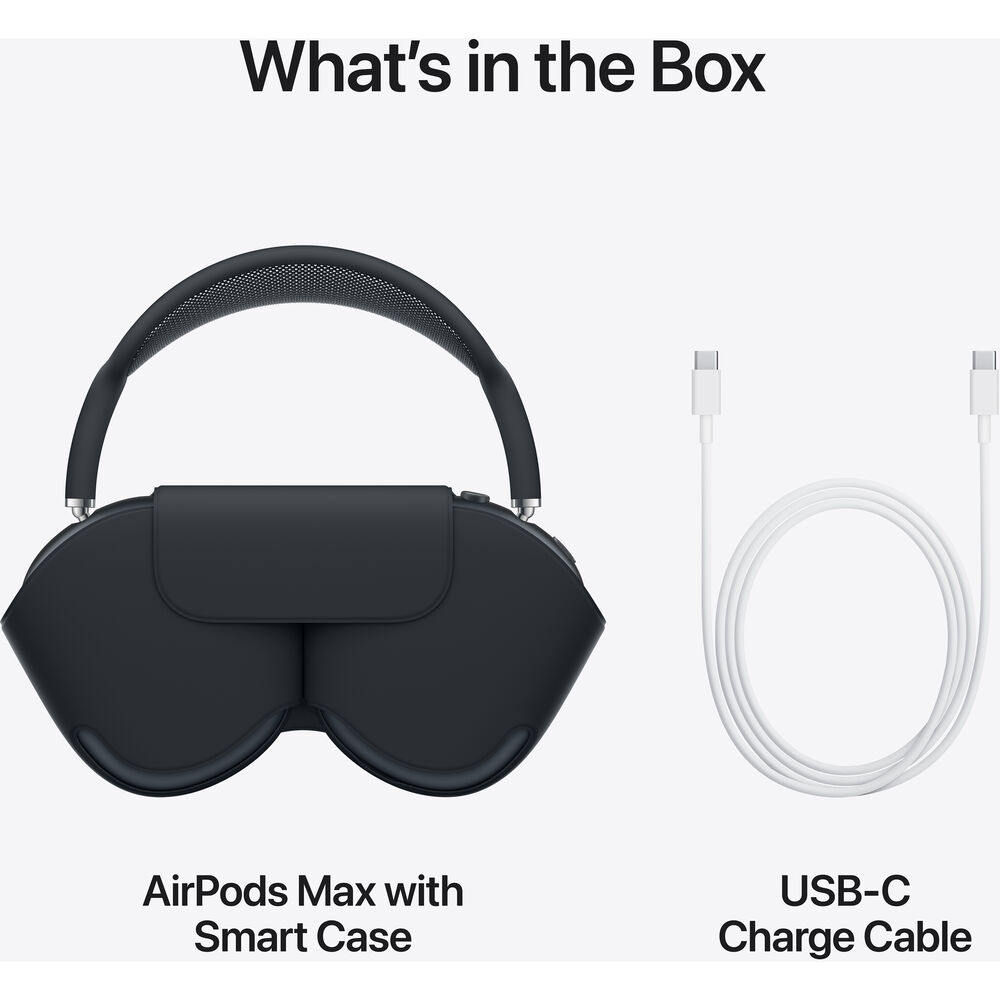 Apple AirPods Max Wireless Over-Ear Closed-Back Headphones (USB-C) Apple AirPods Max Wireless Over-Ear Closed-Back Headphones (USB-C)